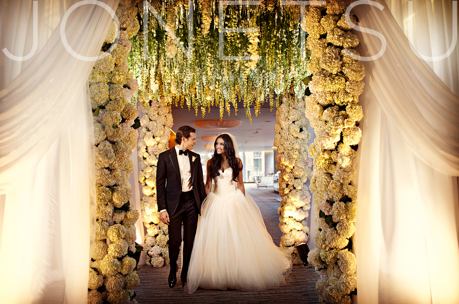 Granville Island Florist outdid themselves with this entryway.. dreamy!