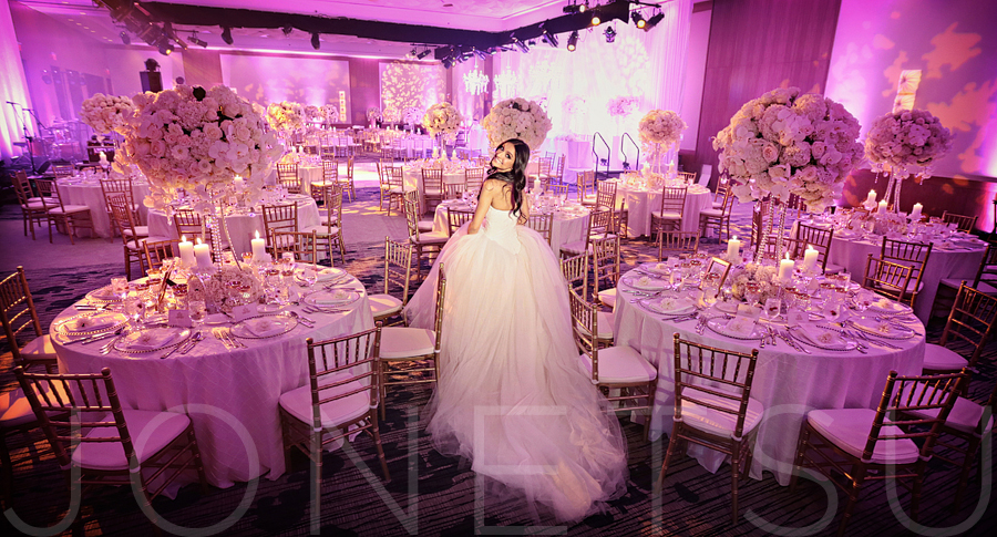 An excited bride enters dreamland.